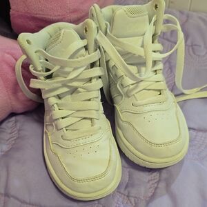 Adidas Kids Cream High-Top Sneakers